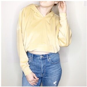 AMERICAN EAGLE OUTFITTERS Dolman Sleeve Crop Sweatshirt Hoodie